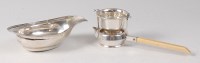 Lot 2107 - An Asprey & Co silver tea-strainer, of kettle...