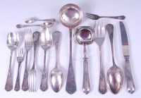 Lot 2115 - An extensive French silver part cutlery suite,...