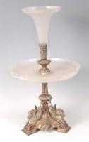 Lot 2118 - A late 19th century silver plated and glass...