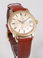 Lot 2163 - A gents 14ct gold cased Omega Seamaster...