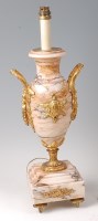 Lot 2199 - A Louis XVI style marble and gilt metal...