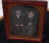 Lot 2204 - An early Victorian daguerreotype, depicting a...