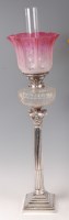 Lot 2214 - A late Victorian silver plated Corinthian...