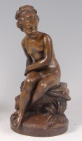 Lot 2224 - A late 19th century French bronze, modelled as...