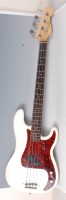 Lot 2227 - A 1963 Fender Precision bass guitar in white,...