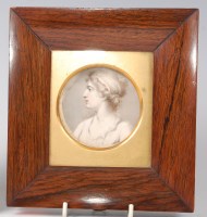 Lot 2246 - 19th century English school - profile bust...