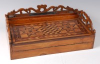 Lot 2256 - A Victorian walnut and specimen marquetry...