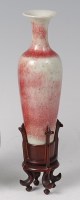 Lot 2291 - A Chinese Kangxi period red flambé glazed...