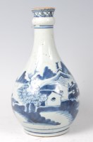 Lot 2297 - An 18th century Chinese export guglet vase,...