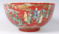 Lot 2299 - A Japanese Kutani bowl in the Mobukei style,...