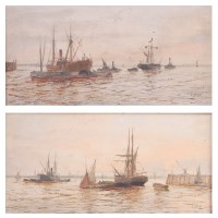 Lot 2349 - Edwin Henry Eugene Fletcher (1857-1945) - Pair;...