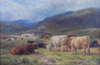 Lot 2365 - Henry Garland (1834-1913) - Highland Cattle...