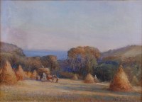 Lot 2372 - Thomas Kingston - The Hay-cart, oil on canvas,...