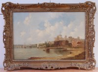 Lot 2409 - Alfred Vickers (1853-1907) - A fortified town...