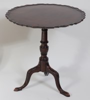 Lot 2448 - A George III mahogany tripod table, the...