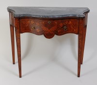 Lot 2467 - A 19th century Dutch walnut and floral...