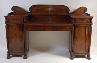 Lot 2500 - A Regency mahogany breakfront sideboard,...