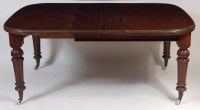 Lot 2501 - A Victorian mahogany extending dining table,...