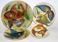 Lot 69 - A large mid-20th century earthenware shallow...