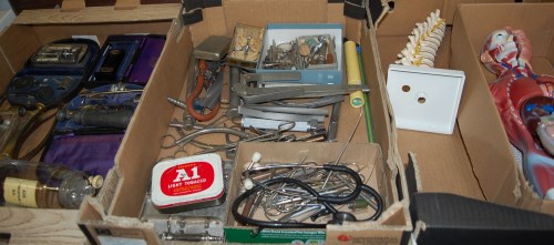 Lot 80 - Three boxes of assorted medical equipment, to...