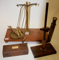 Lot 139 - A Victorian rosewood cased Sykes hydrometer;...