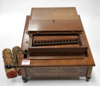 Lot 159 - A late 19th century American Organette,...