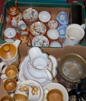 Lot 176 - Three boxes of miscellaneous items to include...