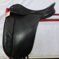 Lot 19 - Saddle Barnsby Christie dressage S/H black 2 fit