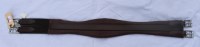 Lot 31 - Girth Atherstone leather brown single elastic...