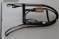 Lot 105 - Barnsby rubber reins hunt bridle 3/4'' cheeks