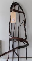 Lot 196 - Barnsby Whittaker flash bridle padded raised...