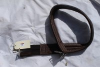 Lot 207 - Leather Atherstone girth elastic one end 56''...
