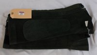 Lot 226 - Rhinegold green suede 1/2 chaps with elastic...