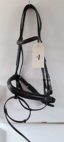 Lot 291 - Barnsby Bridle C/S black pullback noseband...