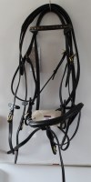 Lot 293 - Barnsby Bridle 5/8'' with flash rubber reins...