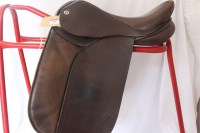 Lot 340 - Saddle Barnsby WH brown 15'' medium S/H