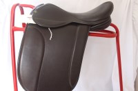 Lot 343 - Saddle Ideal Ramsay Show 16'' wide havana new