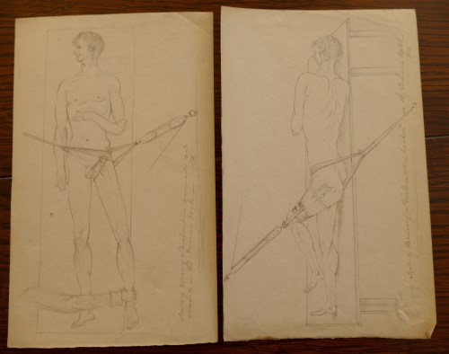 Lot 2005 - Alfred Swaine Taylor, 14 medical sketches, 13...