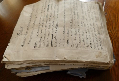 Lot 2027 - Box; large quantity of Taylor's manuscript...