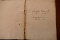 Lot 2032 - Mss notebook, approx 15 x 21cm, 46 numbered...