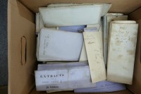 Lot 2099 - An archive box containing a large quantity of...