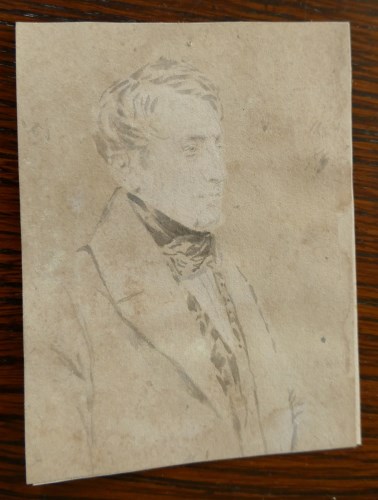 Lot 2134 - A mid-19th century scrap album, most likely...
