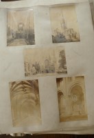 Lot 2140 - A 19th century album of view photographs, a...