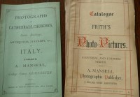 Lot 2173 - A MANSELL, Photographic Publisher, Catalogue...