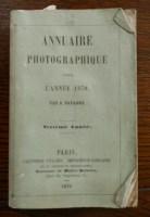 Lot 2174 - DAVANNE, A., Annuaire Photographique pour...