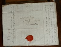 Lot 2209 - A folder containing 7 long letters to Caroline...
