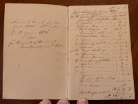 Lot 2229 - Small account book, approx 10 x 15cm, 64pp,...