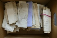 Lot 2262 - Three archive boxes of press cuttings,...