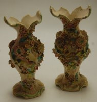 Lot 10 - A pair of 19th century English porcelain...