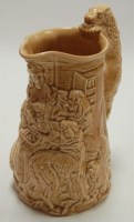 Lot 13 - A Burleighware relief moulded jug, being a...